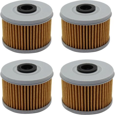 Lot de 4 filtres à huile pour XL125V XL125V VARADERO 125 2001 2002 2003 2004 2005 2006 2007 2008 2009 2010/XL125V VARADERO DE LUXE 2011 (1/4)