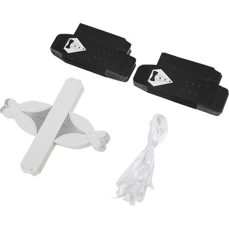 Neuartige, elegante, romantische Bonbonbox aus Karton – Hochzeitsgeschenkdekoration (2 Stück) (1/4)