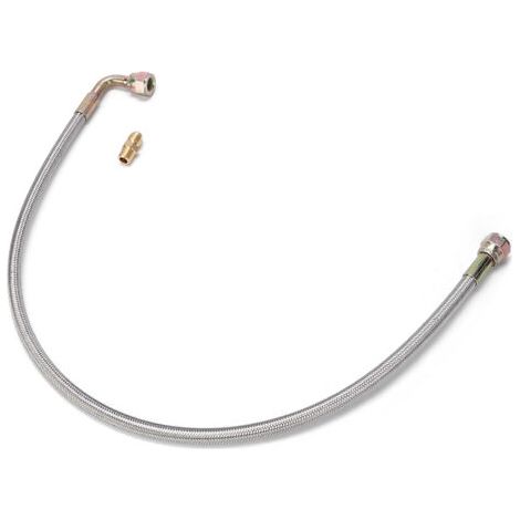 QORVA-Ligne d'alimentation en huile Turbo T3/T4 24 pouces, Kit de ports AN4 adapté pour Toyota / Nissan