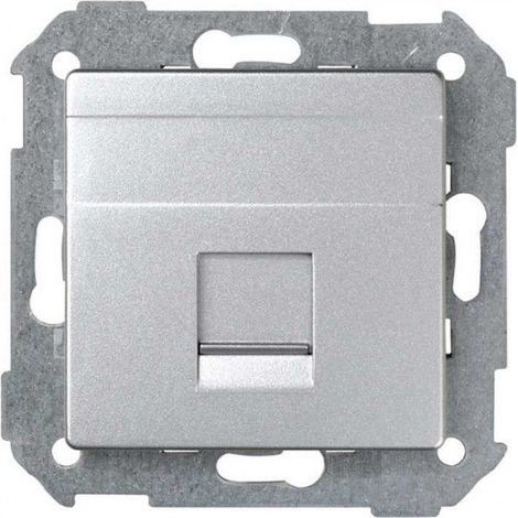 Placa v&d plana cg para 1 rj-45 amp aluminio frío SIMON 82 DETAIL 82005-93