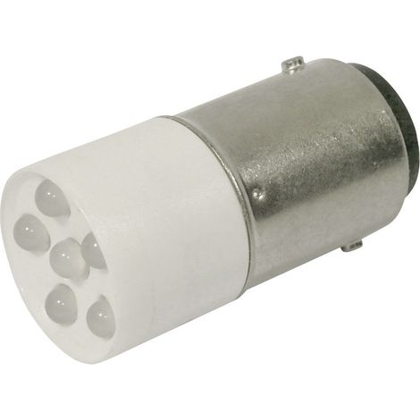 CML 1864035W3 LED-Signalleuchte Kaltweiß   BA15d 24 V/DC, 24 V/AC    2400 mcd