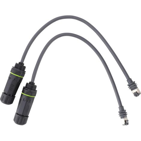 Cavo satellitare con connettore RJ45, impermeabile, 1200 Mbps con dispositivo di messa a terra. Adattatore per prolunga satellitare con connettore RJ45 per satellite rettangolare Gen3 V3. (1/5)