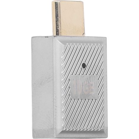 Adaptateur USB femelle vers USB-C mâle droit avec témoin lumineux, convertisseur Type-C 10 Gbit/s 120 W pour smartphones, ordinateurs portables et tablettes. (1/5)