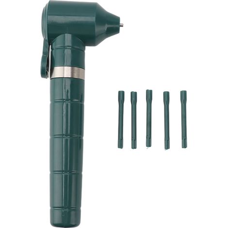 Ortviai Mélangeur Électrique pour Pigments Tatouage – Agitateur de Couleurs Sourcils, 5 Bâtonnets Inclus, Vert (1/5)