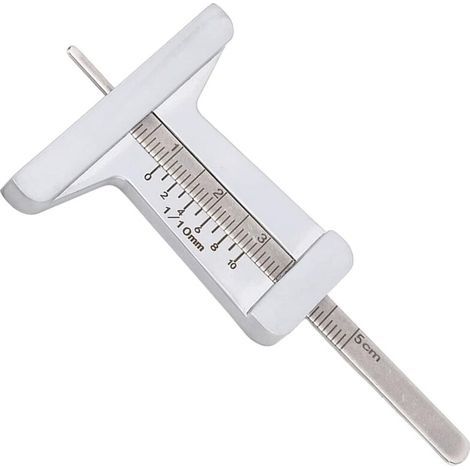 Pied à Coulisse de Profondeur, 0 à 50 Mm, Jauge Micrométrique, Outil de Mesure, Mètre de Profondeur en Acier Inoxydable (1/5)