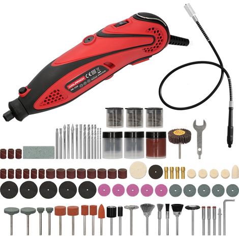 135-Watt-Multitool. Mit 210 Accessoires und Aktentasche