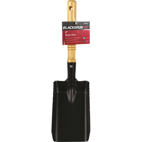 4"" COAL SHOVEL 100MM BLACK DUST PAN FIREPLACE SPADE PET DOG SCOOP GS160