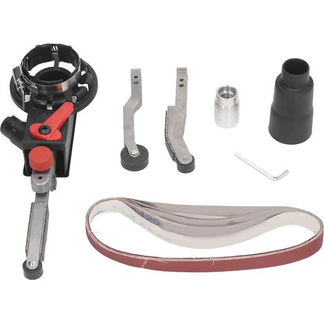 Adaptateur M10 pour meuleuse d'angle vers ponceuse à bande, accessoire de ponçage et de polissage pour verre, bois et plastique, largeur 15 mm