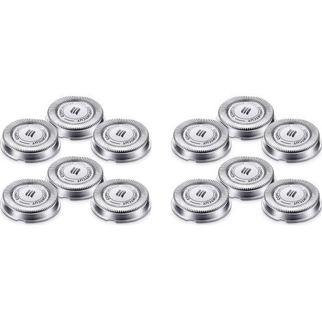 Lot de 12 Têtes Rechange pour Rasoir Tête SH30 Compatibles Les Rasoirs électriques Séries 1000, 2000, 3000 (1/5)