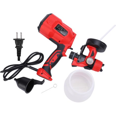 [JAMAIS UTILISÉ]Pistolet à peinture électrique à jet divisé pour voiture, meubles, murs, clôtures, 550 W, prise 110 V (1/5)