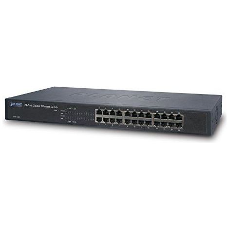 PLANET GSW-2401 switch No administrado Gigabit Ethernet (10/100/1000) 1U Azul (1/2)