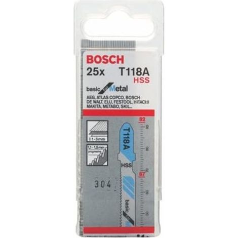 Hoja de sierra de calar t 118 a basic for metal