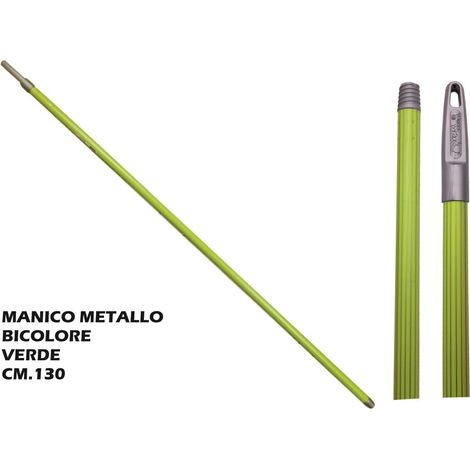 MANICO PER SCOPA IN FERRO PLASTIFICATO 130 cm