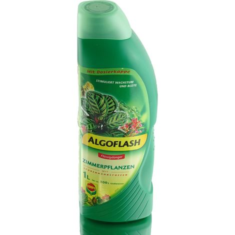 COMPO ALGOFLASH Zimmerpflanzendünger für ca. 300 Liter Gießwasser - 1 Liter