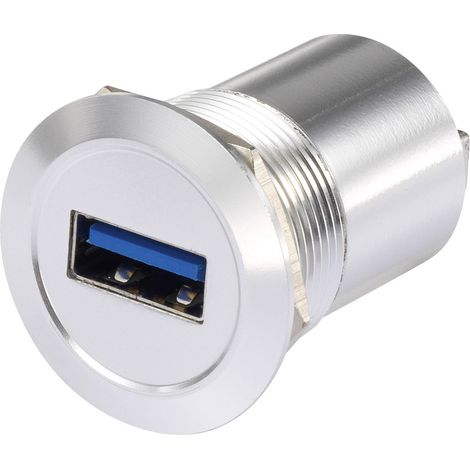 TRU COMPONENTS USB-08 USB-Einbaubuchse 3.0 Buchse, Einbau  Inhalt: 1 St.