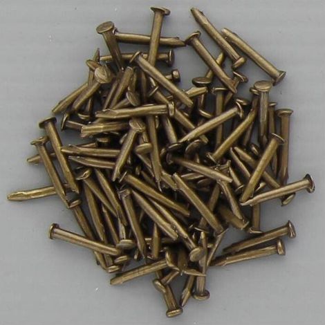 5 x SC CHIODI TB 1,5X12 FERRO BRONZATO 100 PZ