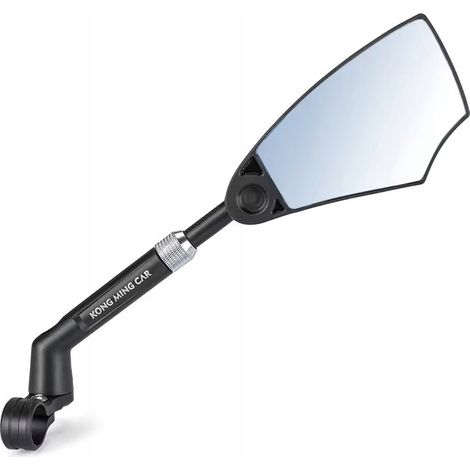 Espejo retrovisor para bicicleta con cristal antirreflejos, ajustable de 14 a 19 cm, ángulo de 360° a la derecha. (1/4)