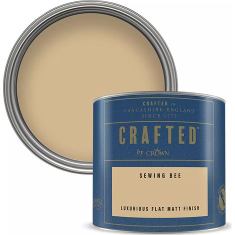 Crown Crafted Luxurious Flat Matt Emulsion 125ml (1/3)