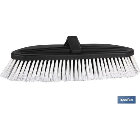 Spazzola professionale per autolavaggio in PVC con canale d'acqua. (1/4)