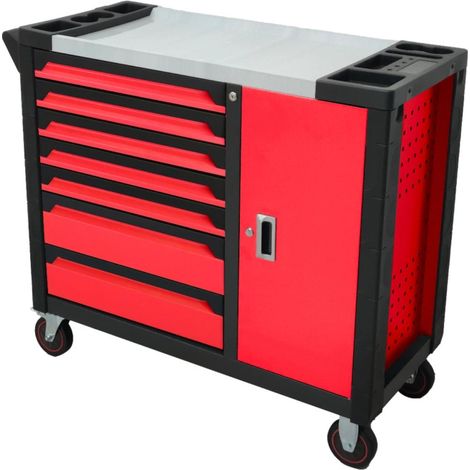 carrello porta attrezzi 7 cassetti essenza 113x47x97 cm