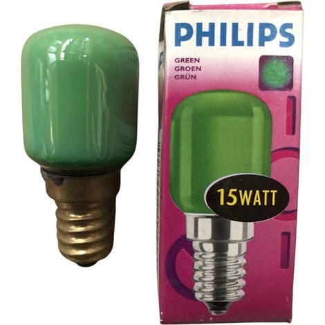 Ampoule filament E14 15w verte