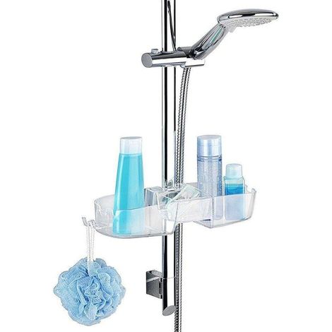 Wenko CADDY Premium estantería de ducha transparente