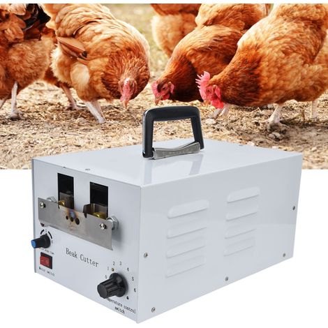 Vollautomatischer Hühnerschnabelschneider, Schnabelkürzer, Schnabelschneidemaschine, Schnabelschneide- und Brühmaschine, ohne Zähler, europäischer Standard 220 V (1/5)