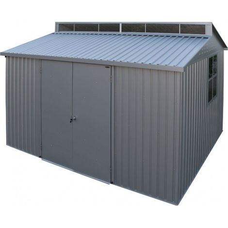 Casetta in Alluminio Alu 10'x8' Duramax 323 x 243 x 235 cm colore grigio (1/5)