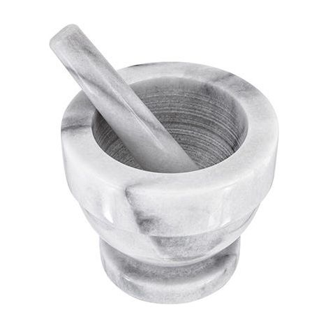 Judge White Marble Medium Mortar & Pestle 10cm (1/5)