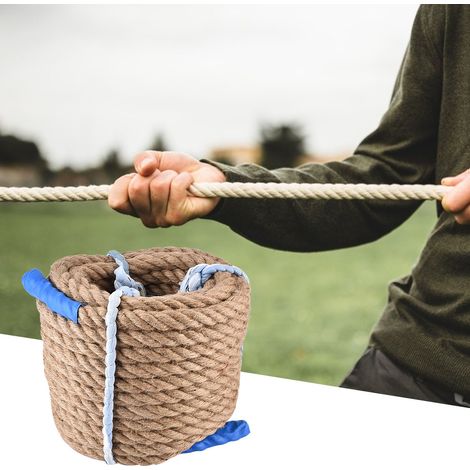 Outdoor-Sportkletterseil aus Jute, strapazierfähiges Tauziehseil, Bündelschnur aus Jute (1/5)