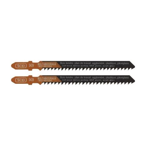 Lame De Scie Sauteuse Bois Plastique Accroche En T 100   3 Mm (1/2)