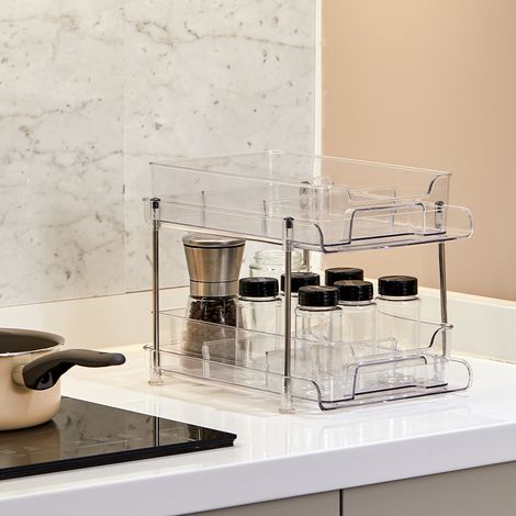 2 Tier Skincare Organizer for Makeup Cosmetic Perfume (1/5)