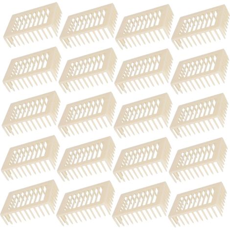 20-Piece Plastic Bee Cage for Beekeeping, Beekeeping Transport Box Marking Tool, Beekeeping Supplies, Cages (1/5)