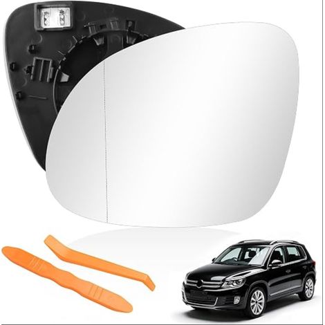 Miroir Voiture Gauche Glace Rétroviseur Verre Retroviseur Compatible avec 2007-2018 2010-2022 2009-2017 2010-2020 Chauffante avec Outils de Démontage (1/5)