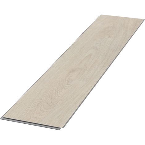 ML-Design Pavimento in PVC Deluxe Vinile a Click Rovere Chiaro a Spina di Pesce 61x12,8 cm Spessore 4,2 mm 1,56 m² (20 Listoni) Marrone Aspetto Legno Antiscivolo Impermeabile Classe di Utilizzo 34