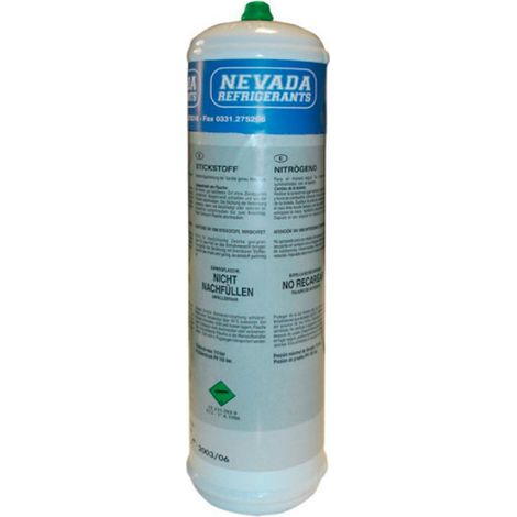 Cartucho recambio de nitrógeno en botella desechable