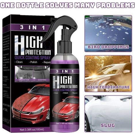 2 pièces peinture de voiture,Haute protection 3 en 1 polissage de voiture, nettoyer les rayures de voiture, enlever la poussièr (1/5)