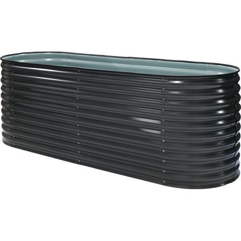Westmann Metall Hochbeet Grow Faster Anthrazit 240x80x82 cm (1/5)