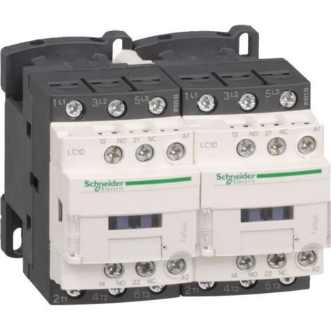 CONTACTOR INVERSOR TESYS D - 3P(3 NA) 18A 380V SCHNEIDER ELECTRIC (LC2D18Q7)