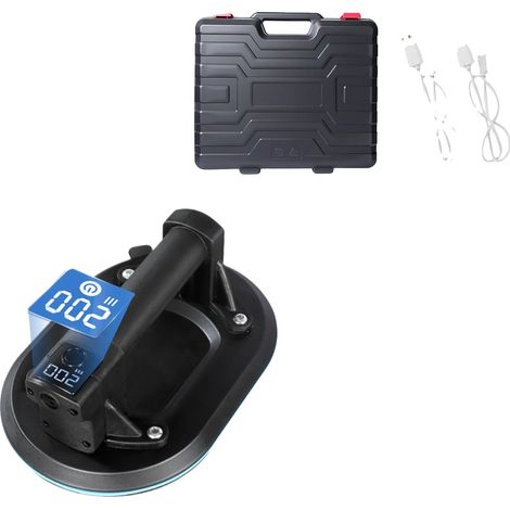 Ventouse Électrique, Capacité de 200kg, Affichage LED, 200KG (1/2)