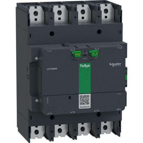 Contattore TeSys Giga 4P 630A 200-500V AC/DC - LC1G6304LSEA