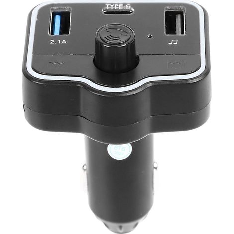 Adaptateur audio pour voiture, son de haute qualité, appels mains libres, deux ports USB stables, émetteur Bluetooth, compatible avec les voitures. (1/5)