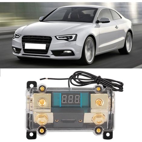 Stereo-Verteilerkasten mit Sicherungshalter für Auto-Audio, 150A Digitalanzeigeblock, Schutzschaltung, Autozubehör-Set. (1/5)