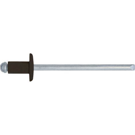Friulsider RIVETTO A STRAPPO IN ALLUMINIO TESTA DI MORO 100pz. mm.4,0x12 10.00 confezioni