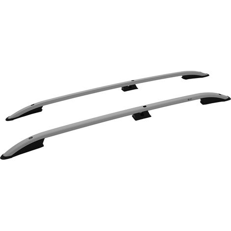 TURTLE kompatibel mit Volkswagen Caddy (2K) 2003-2019 / Kurze Version Dachreling Crown Grau (1/5)