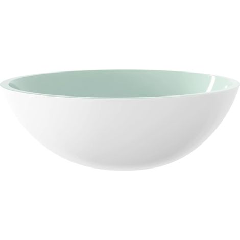 Lavabo Verre 50x37x14 cm Blanc