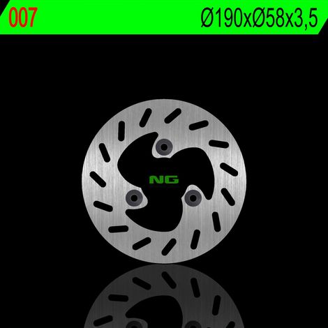 Disco de freno delantero NG 190 mm para Keeway Zhara 50/125 2015-2018 Rieju Crosser