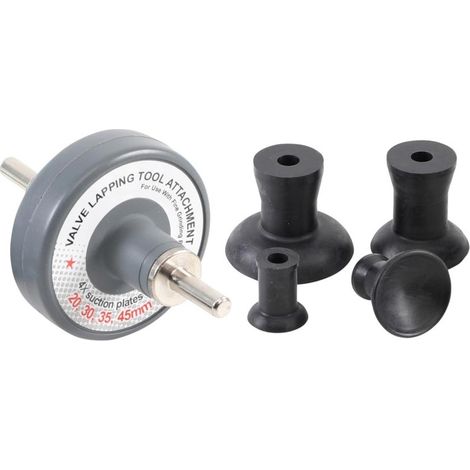 Rodoir de soupapes sur perceuse 4 ventouses 20, 30, 35, 45 mm (1/2)