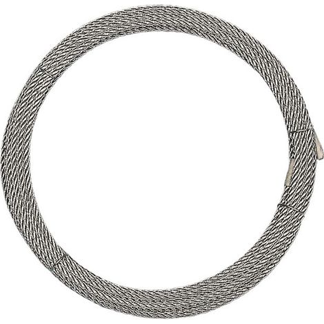 Câble acier galvanisé 7x19 diamètre 8mm couronne 50m - CHAPUIS - C850L