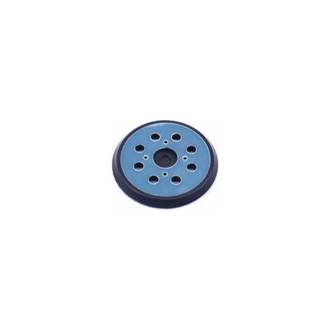 Set di 2 dischi abrasivi da 5 pollici con 8 fori, con fissaggio a strappo, per levigatrici orbitali (blu) - Crezuo
